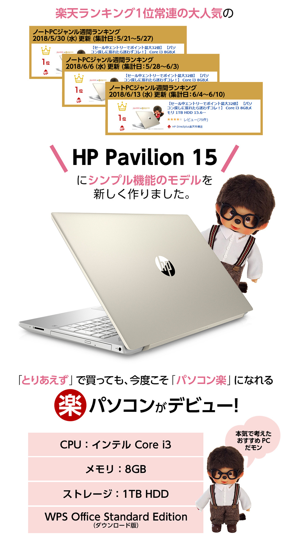 HP Pavilion 15 ߥå ꡼