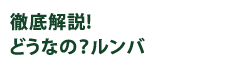 徹底解説! どうなの？ルンバ