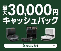 最大30,000円キャッシュバック 詳細はこちら