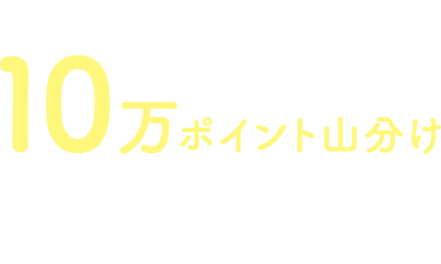 動画視聴＆アンケート回答で10万ポイント山分け キャンペーン期間:2024年11月1日(金)10:00～2024年11月26日(火)9:59