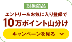 エントリー＆お気に入り登録で10万ポイント山分け